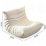Fucxeoy Fauteuil Togo, Fauteuil Poire d'angle, Canapé d'angle Confortable, Lounge Ergonomique en Mousse, pour Salon, Chambre, dortoir, Salon, Bureau