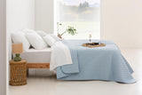 Todocama Underzy - Couvre-lit boutis Fin avec Motif étoiles, pour Printemps, été, Automne et Hiver. 100% Microfibre Extra Douce - Housse de lit Multifonction pour lit de 140/150/160-250 x 260 cm