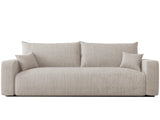 IDOHOME Canapé Lit 246x93 cm - Canapé 3 Places Convertible Velours Côtelé - 3-Seater Convertible Sofa Bed