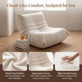 Fucxeoy Fauteuil Togo, Fauteuil Poire d'angle, Canapé d'angle Confortable, Lounge Ergonomique en Mousse, pour Salon, Chambre, dortoir, Salon, Bureau