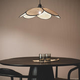 LEDKIA LIGHTING Suspension Rotin Noir tressé E27