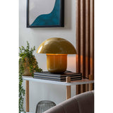 Leitmotiv [DL] Lampe de table Gros champignon Émail Miel Jaune -