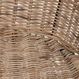 LOLAhome Chaise de Salle à Manger, Fer, 50 x 54 x 77 cm