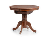 Julian Bowen Table à Manger Ronde à Ovale Extensible Canterbury, Acajou, Brown