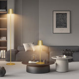 Coinmit Lampadaire LED Dimmable avec piles, Lampadaire sans fil rechargeable avec commande tactile pour l'éclairage intérieur et extérieur, salon, balcon, Or