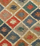 THE PIKKU INTERNATIONAL Kilim P-KLM19 Tapis rectangulaire en laine et jute tissé à la main pour maison moderne, salon, chambre à coucher 180 x 240 cm