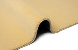 the carpet Relax Tapis Moelleux à Poils Courts, Dessous antidérapant, Lavable à 30 degrés, Super Doux, Aspect Fourrure, Or, 160 x 220 cm