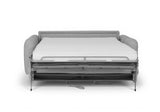DecoInParis Canapé Convertible Express 3 Places en Tissu Gris ISANDRO