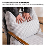 Chaise d'appoint moderne du milieu du siècle avec cadre en métal et revêtement en cuir nappa, chaise de salon élégante pour salon, fauteuil doux avec motif pied-de-poule