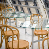 Addecor - Lot de 2 chaises de Salle à Manger - modèle Edna - Couleur Noire - 89 x 36 x 40 cm - chaises de Salon en Fer et Bois - idéales pour Les projets d'hôtellerie