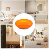 Générique Appliques murales - Appliques murales à piles, Lampe donut orange | Table d'art moderne du milieu du siècle et déco murale pour un chevet, décoration de chambre esthétique et cool et funky