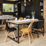Atmosphera - Chaise Isabel - Bois - hévéa