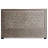 Tête de lit Meghan 180cm Velours Taupe