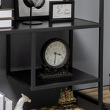 HOMCOM Bibliothèque étagère de Rangement à 7 Niveaux Cadre en Acier Style Industriel pour Salon Chambre Cuisine - 83 x 34 x 180 cm