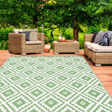 IDMarket - Tapis extérieur Bahamas Vert Sauge 180 x 280 CM