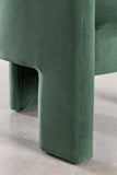 SKLUM Fauteuil en Velours Xastru Vert Jungle