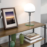 SoBuy FSB35-PF Table Console Table d’entrée Buffet Bout de Canapé Table d'appoint avec 3 étagères de Rangement – L120 x P30 x H80 cm, Cadre en Acier, Style Industriel