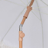 Flamingueo Grand Parasol, Plage, Piscine, Jardin Extérieur, Hauteur et Orientation Réglables, Protection UPF 50+, Polyester, Sac de Transport, 210 x 180 cm