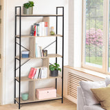 IDMarket - Etagère bibliothèque 5 Niveaux Detroit Design Industriel 170 cm
