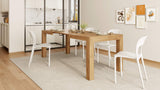 Mobili Fiver Table Extensible, Bois, Chêne Rustique, 140 x 90 x 77 cm