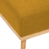 Fauteuil Andria Jaune Ocre - Atmosphera créateur d'intérieur