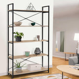 IDMarket - Etagère XL 5 Niveaux Detroit Design Industriel 170 cm