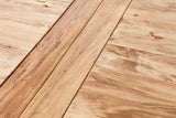 Biscottini Table à Manger Extensible 160x80x80 cm Made in Italy - Table Salle à Manger Extensible en Bois Massif - Table Bois Salle a Manger