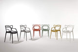 Kartell Masters, Chaise, Orange Rouille, Lot de 2