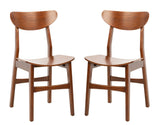 Safavieh Ensemble de 2 Chaises de Salle à Manger en Bois, Marron, 44 x 53 x 84