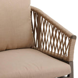 Hespéride - Lot de 2 fauteuils de Jardin Oriengo Miel & Praline
