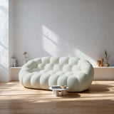 Coco Living Canapé compressé Design Cocoon Double 2 Places (Blanc)