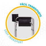 AKTIVE Director Folding Chair 56 x 45 x 81 cm, Noir