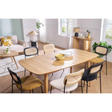 Miliboo Table à Manger Extensible frêne Naturel L130-160 cm NORDECO