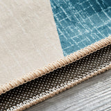 Tzvpsu Tapis déco Maison Decoration Table Basse Conception de Damier géométrique Rouge Blanc Deco Maison Moderne 160x200cm