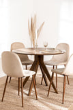 SKLUM Table de Salle à Manger Ronde Ø100 cm en Bois Sekiz -