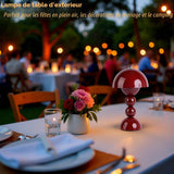 Lampe de table sans fil, lampe de chevet rechargeable à commande tactile et variable en 3 couleurs, lampe portable à pile en forme de champignon pour table de nuit, cuisine, bureau, décoration