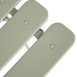 Vanage Bistro Salon de Balcon Gris avec Table & chaises Pliables Vert foncé