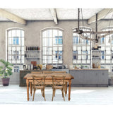 Biscottini Table à Manger Extensible 160x80x80 cm Made in Italy - Table Salle à Manger Extensible en Bois Massif - Table Bois Salle a Manger
