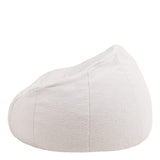 Icon Riviera Pouf Sherpa, Pouf Poire avec Remplissage, Fauteuil Salon Confortable, Fauteuil Chambre, Meuble Salon, Decoration Chambre, Crème