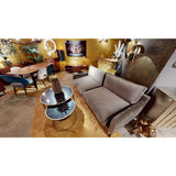 Kare Design Chaise Iris Velours Beige