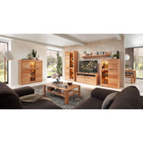 Stella Trading Nature One cœur de hêtre partiellement Massif certifié FSC – Table Basse de qualité supérieure avec étagère pour Votre Salon, Bois d'ingénierie, Couchtisch