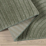 the carpet Everest - Tapis Salon Moderne à Poils Courts avec Effet de Haut en Bas, Effet 3D, Haute densité de Poils et agréablement Doux, Vert, 200 x 290 cm