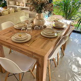 Mobili Fiver Table Extensible, Bois, Chêne Rustique, 140 x 90 x 77 cm