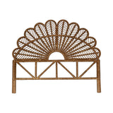 sweeek - Tête de lit en rotin Naturel L 160 x P6 x H130cm
