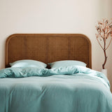 sweeek - Tête de lit en rotin Naturel et cannage. L 140 x P3 x H110cm