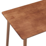 [en.casa] Table de Salle à Manger Rectangulaire pour 4-6 Personnes Moderne Excellente Stabilité Assemblage Simple Cuisine Salon Bois d'Hévéa 120 x 70 x 74 cm Effet Noyer