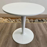 XIAOZHUANGXIONG Petite Table Basse Ronde, Table D'appoint Bout, Table D'appoint pour Le Salon, Meuble De Salon Tendance Pied, Solide Et Robuste, Décorative Moderne (Color : All Solid White)
