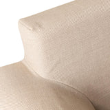 Happy Garden Canapé Oscar en Tissu Beige 3 Places Fixe - Made in France