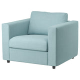 Ikea Fauteuil VIMLE Saxemara bleu clair