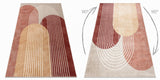 rugsx Tapis Fusion 0810 Tapis géométrique Moderne en Crème & Terracotta - Salon, Salle à Manger, Grandes pièces 160x220 cm
